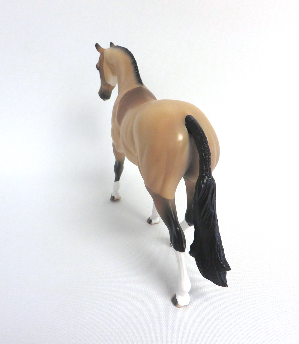 BUTTERCUP-- OOAK CLIPPED BUCKSKIN PONY BY AUDREY DIXON EA19