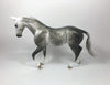 AMP IT UP-OOAK DAPPLE GREY CM TB MODEL HORSE BY SHERYL LEISURE SHCF 19