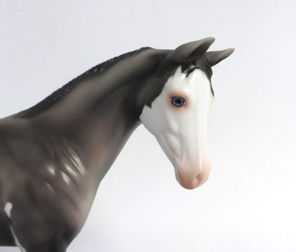 IZZY -- OOAK DAPPLED ROSE GREY WEANLING BY MISSY FOX EA19