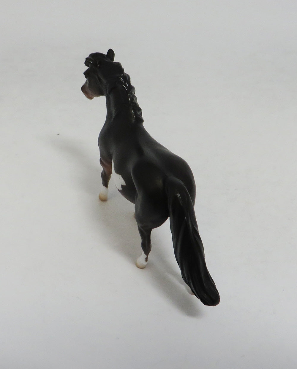 SPUDNICK-LE-6 CHESTNUT PINTO PONY CHIP MODEL HORSE 7/27/18