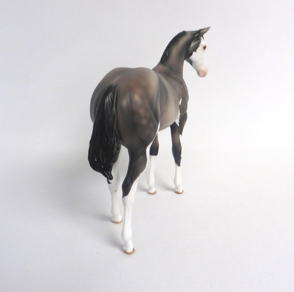 IZZY -- OOAK DAPPLED ROSE GREY WEANLING BY MISSY FOX EA19