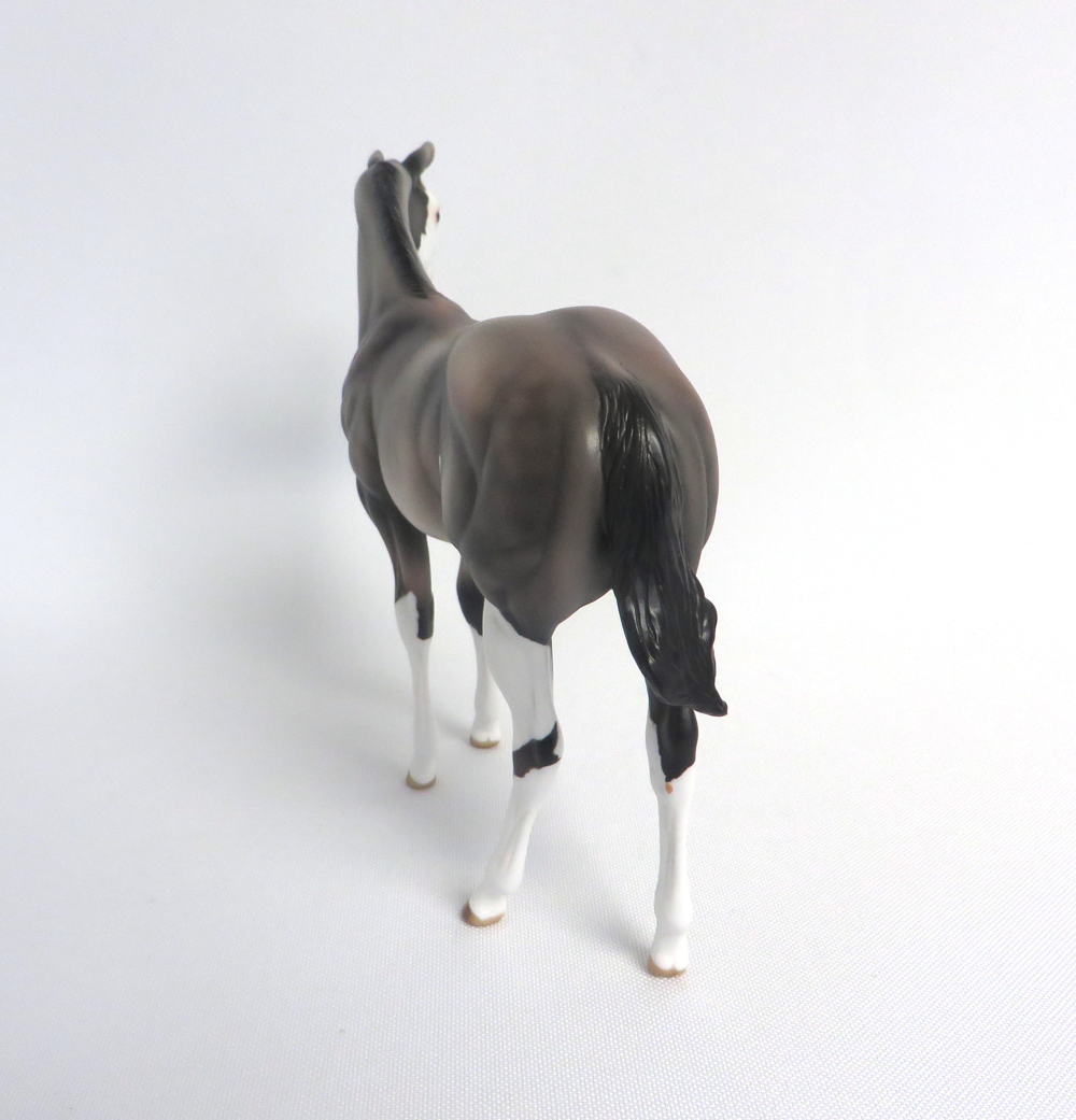 IZZY -- OOAK DAPPLED ROSE GREY WEANLING BY MISSY FOX EA19