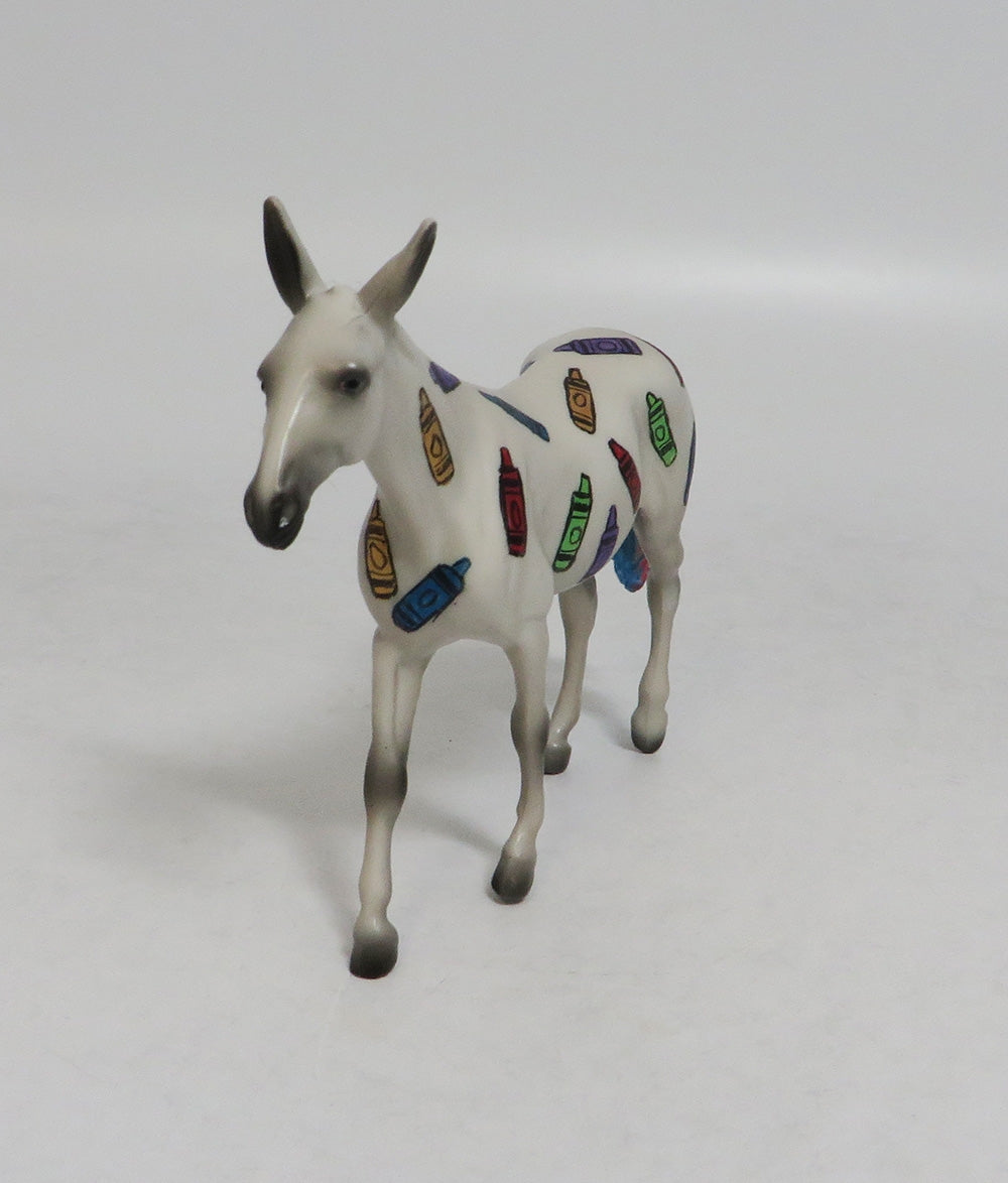 CRAYOLA-OOAK CRAYON MULE CHIP DECORATOR 8/16/18