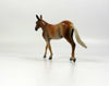 CIRCQUE-OOAK PALOMINO MULE MODEL HORSE LHS 19