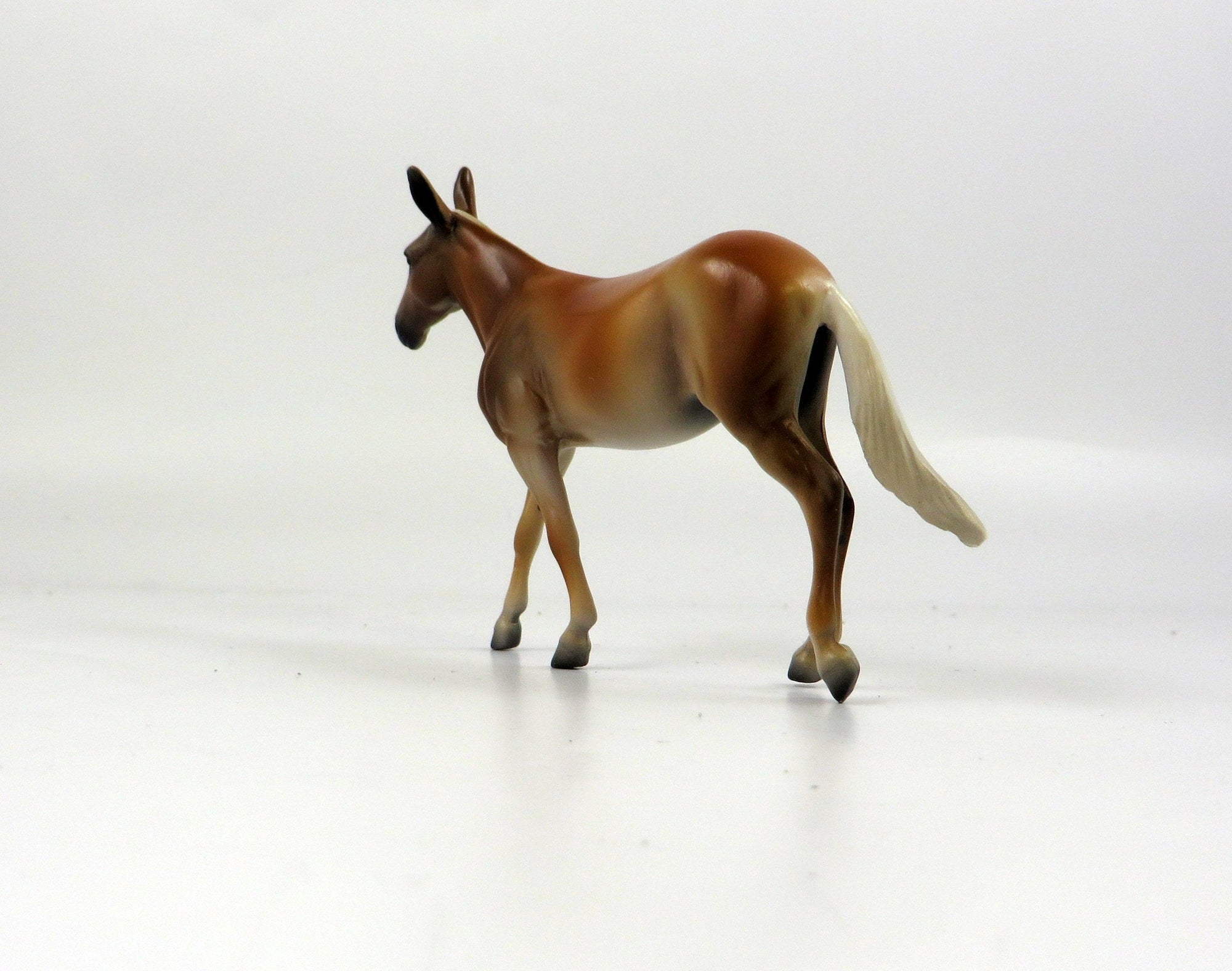 CIRCQUE-OOAK PALOMINO MULE MODEL HORSE LHS 19