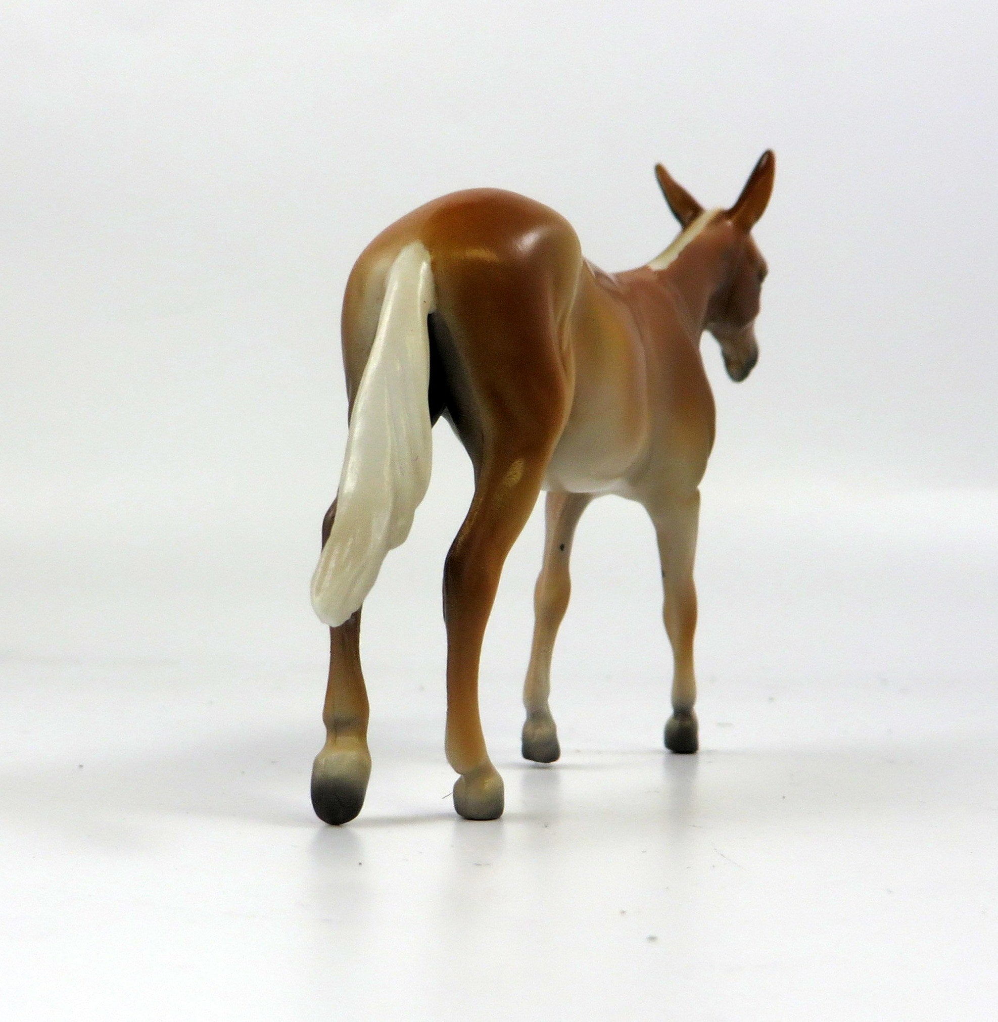 CIRCQUE-OOAK PALOMINO MULE MODEL HORSE LHS 19
