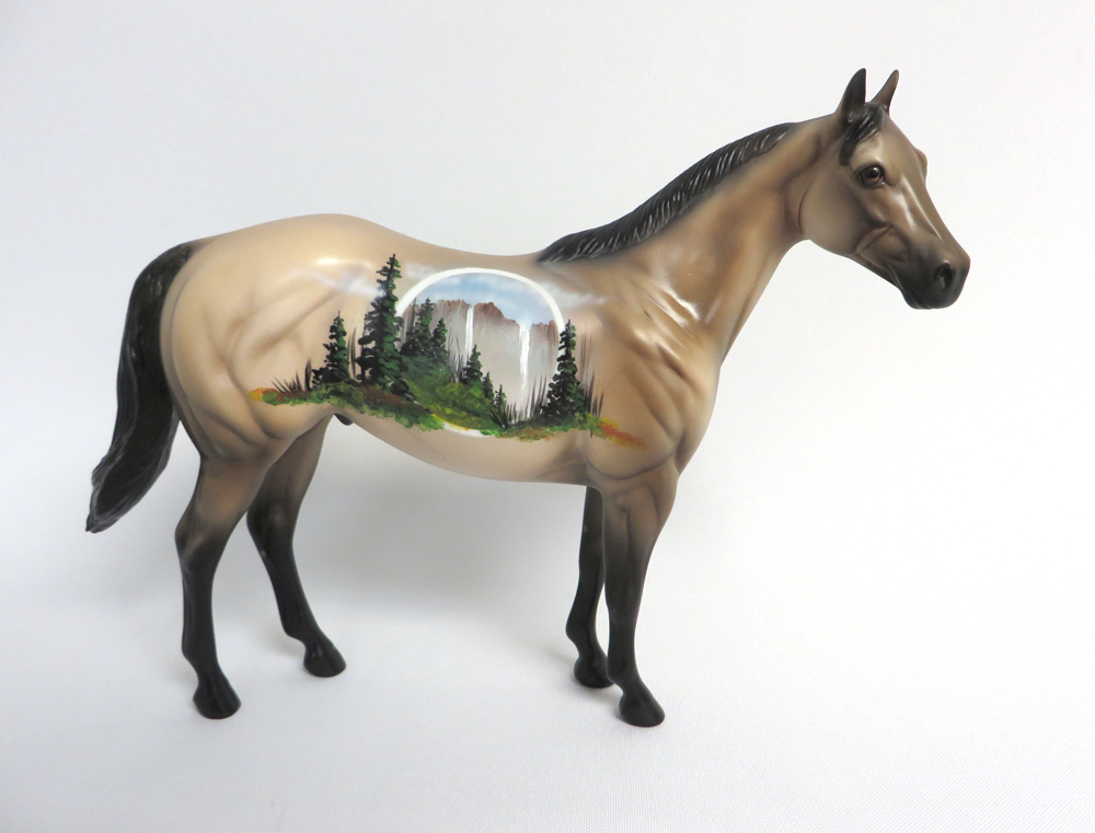 COPPER FALLS-OOAK DECORATOR ISH MODEL HORSE MW 19