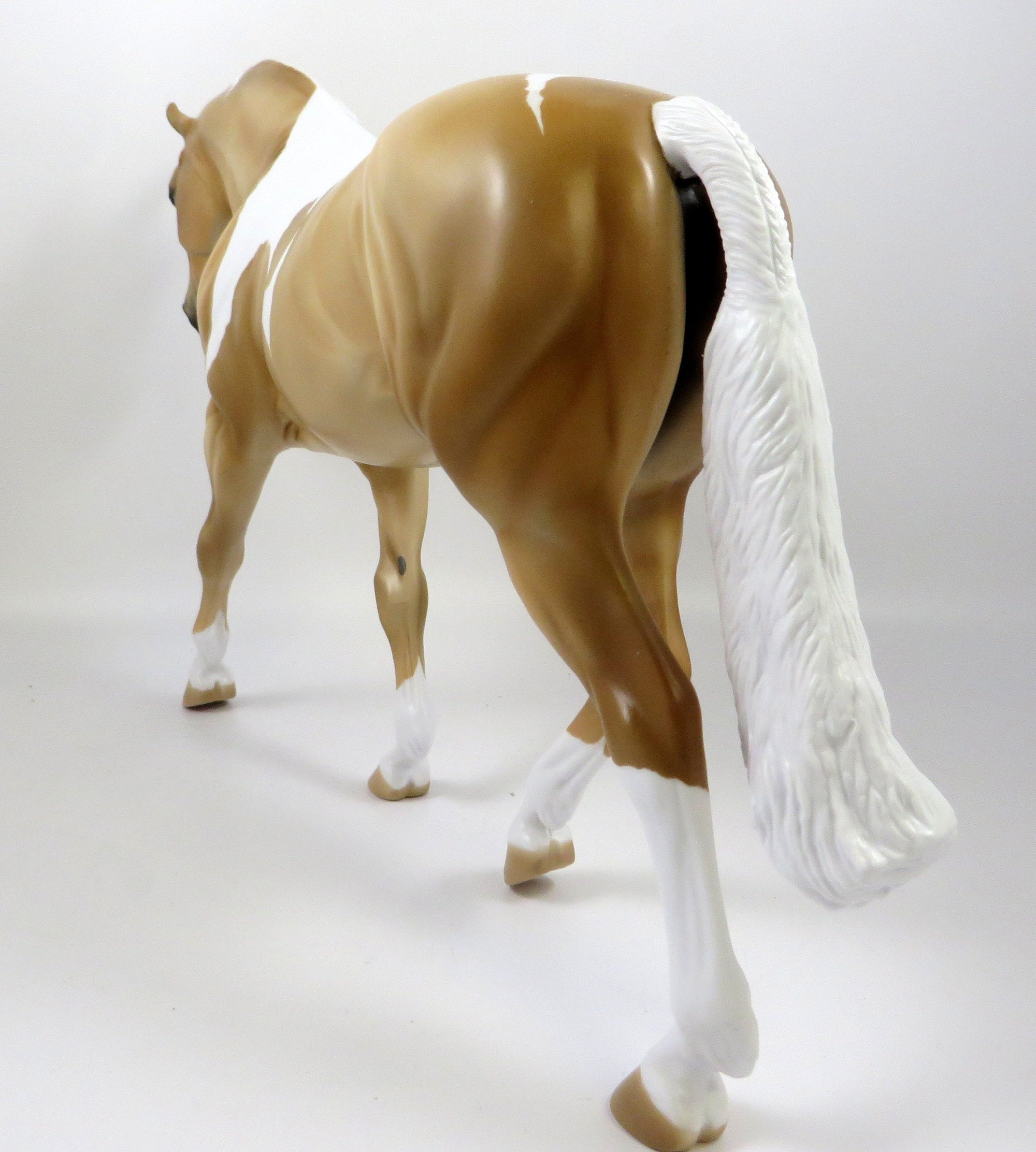 CISCO -OOAK PALOMINO PINTO IRISH DRAFT MODEL HORSE BY AUDREY DIXON 8/28/19