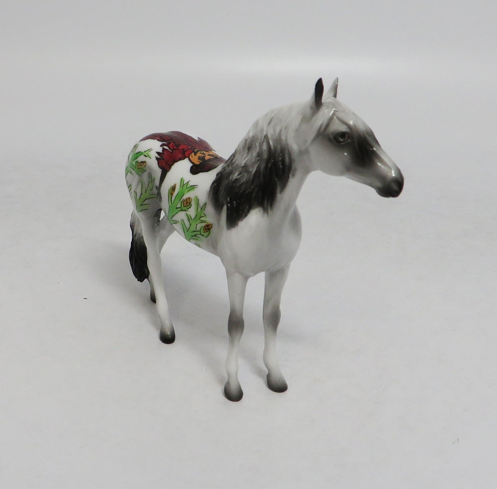 CROW - OOAK SCARECROW DECORATOR ANDALUSIAN CHIP LHS 2018