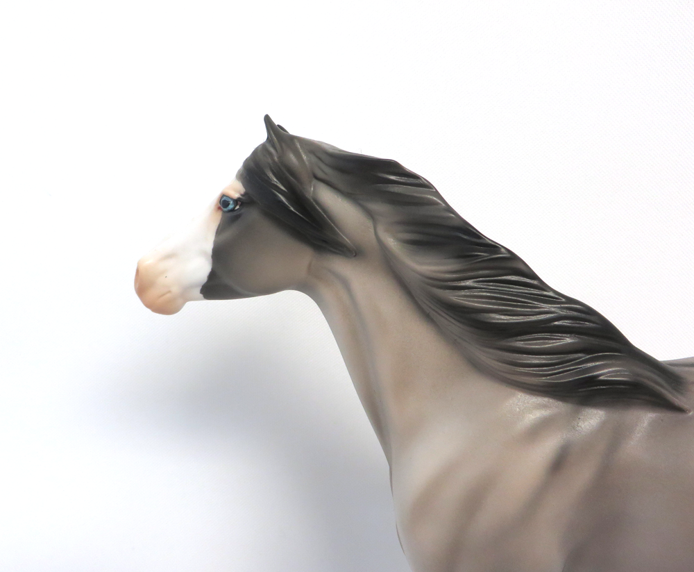 JARHAR-OOAK DAPPLE BAY ARABIAN MODEL HORSE MW 19