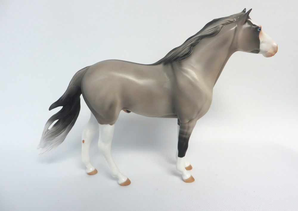 JARHAR-OOAK DAPPLE BAY ARABIAN MODEL HORSE MW 19