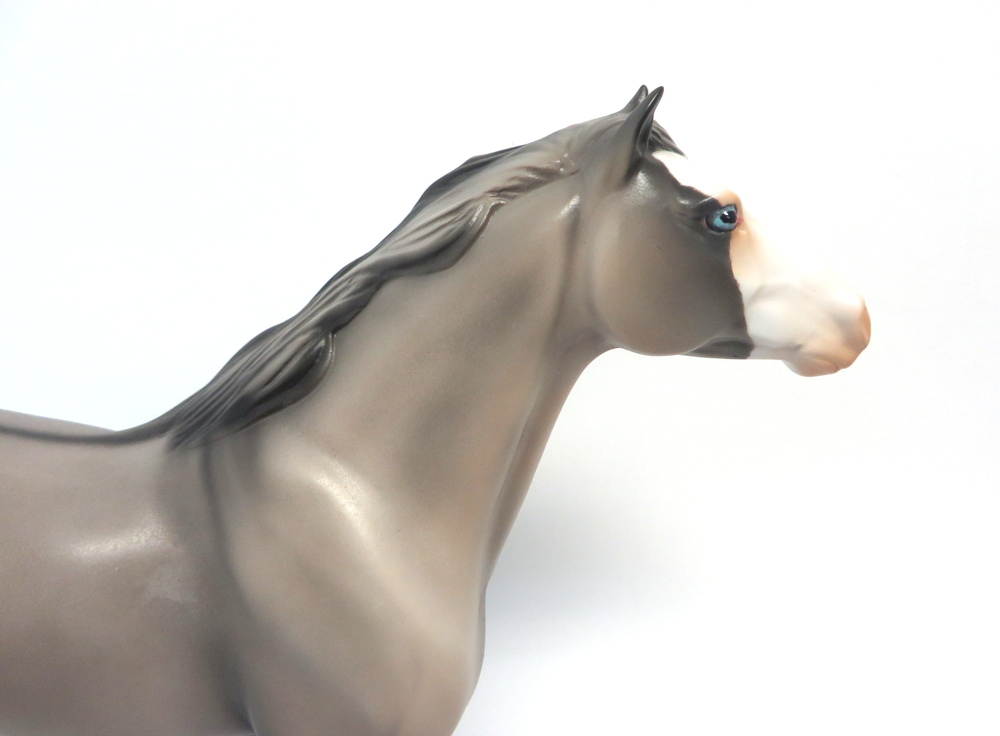 SAGUARO-OOAK GRULLA SPLASH SPANISH MUSTANG MODEL HORSE MW 19