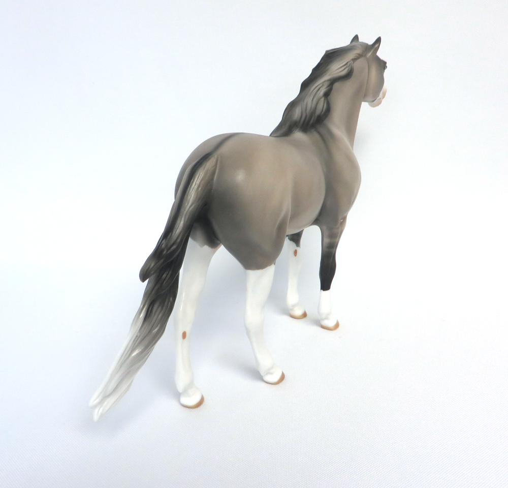 JARHAR-OOAK DAPPLE BAY ARABIAN MODEL HORSE MW 19
