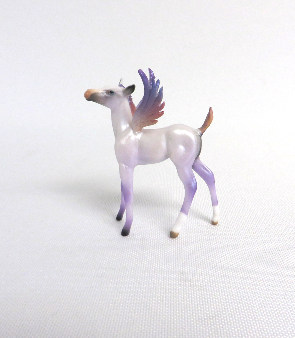 AWESOME-OOAK DECO WINGED FOAL CHIP 19
