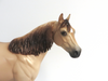GOTCHA-OOAK YELLOW DUN ISH MODEL HORSE BY SHERYL LEISURE MW 19