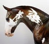 ESPIONAGE -- OOAK -- LACED BAY IRISH DRAFT MODEL HORSE BY MISSY FOX 8/28/19