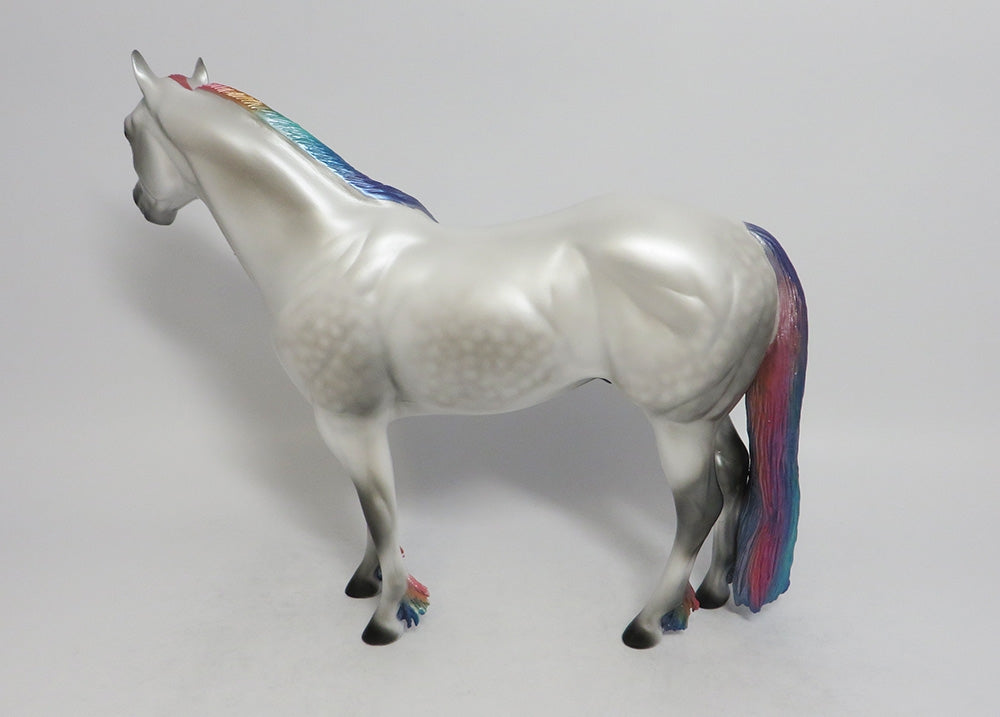 MAGIC MAN-OOAK DAPPLE PEARL DECORATOR ISH BY AUDREY DIXON