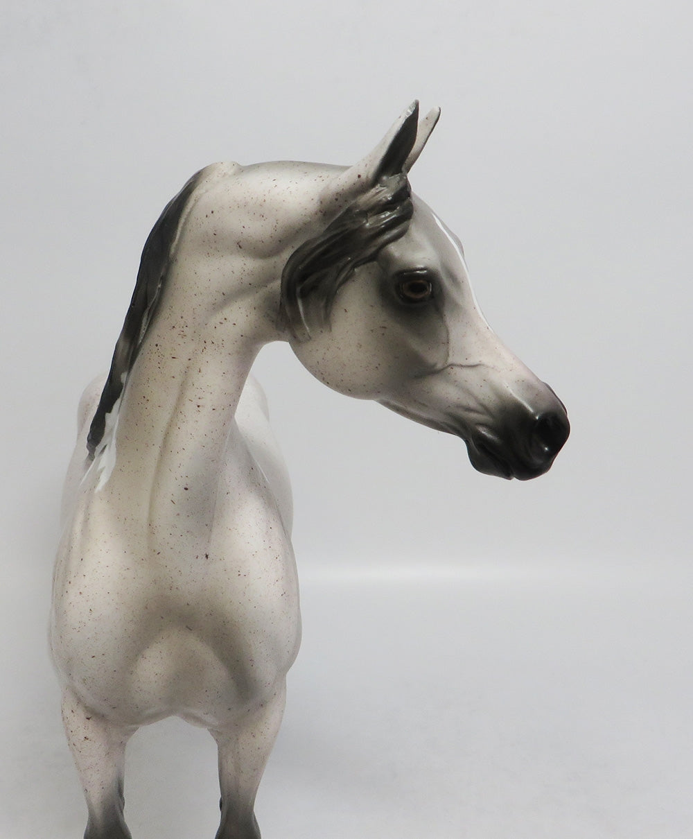 HEART BREAKER-OOAK FLEABIT TOBIANO ARABIAN MODEL HORSE 8/3/18