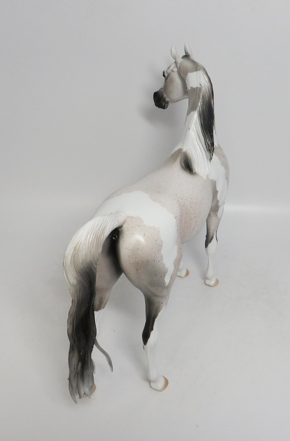 HEART BREAKER-OOAK FLEABIT TOBIANO ARABIAN MODEL HORSE 8/3/18