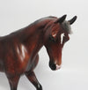 JUST PUSH PLAY-OOAK SILVER BAY THOROUGHBRED MODEL HORSE BY AUDREY DIXON 8/3/18