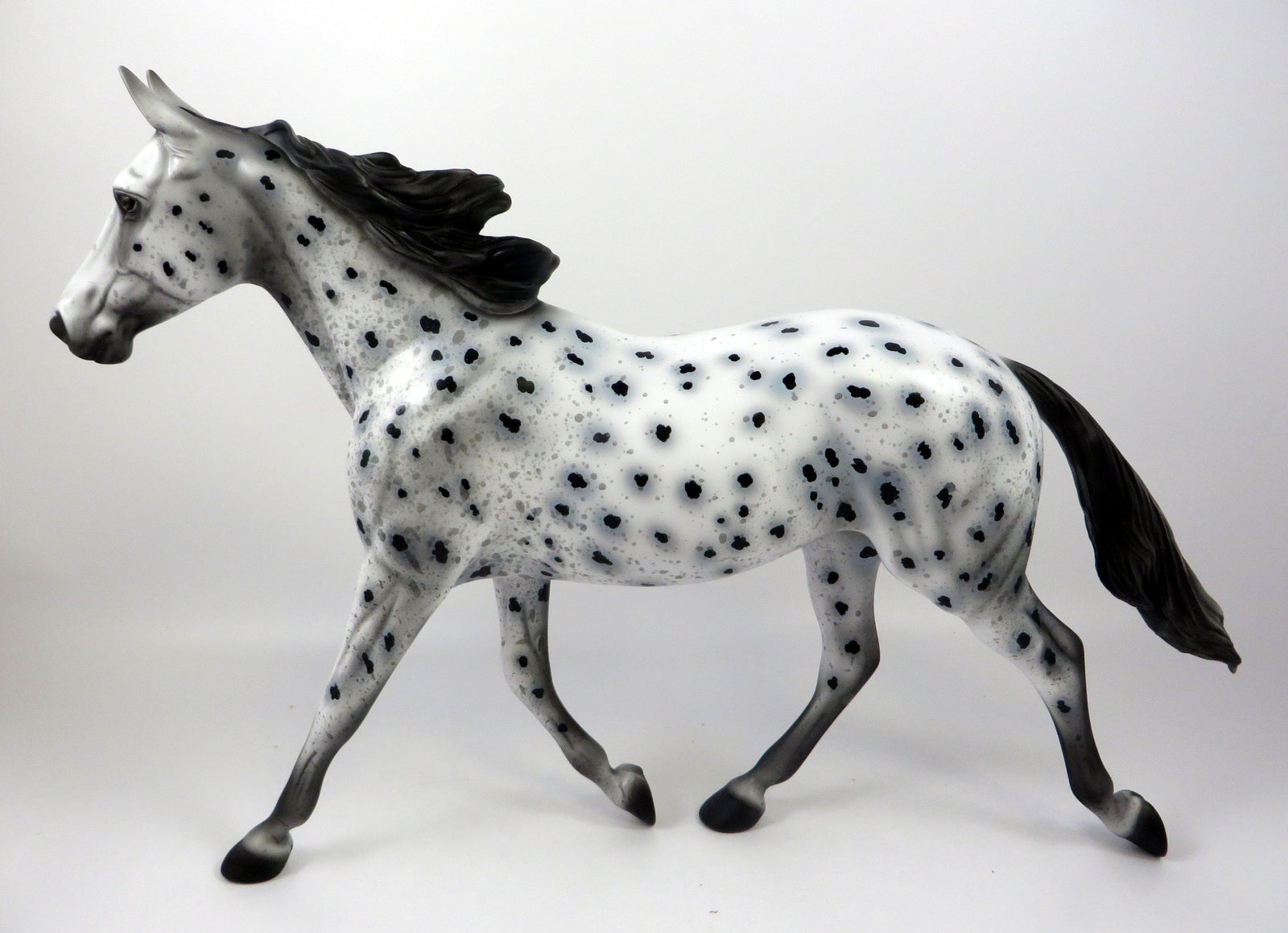 HUDSONVILLE-OOAK LOUD LEOPARD APPALOOSA MODEL HORSE 8/28/19