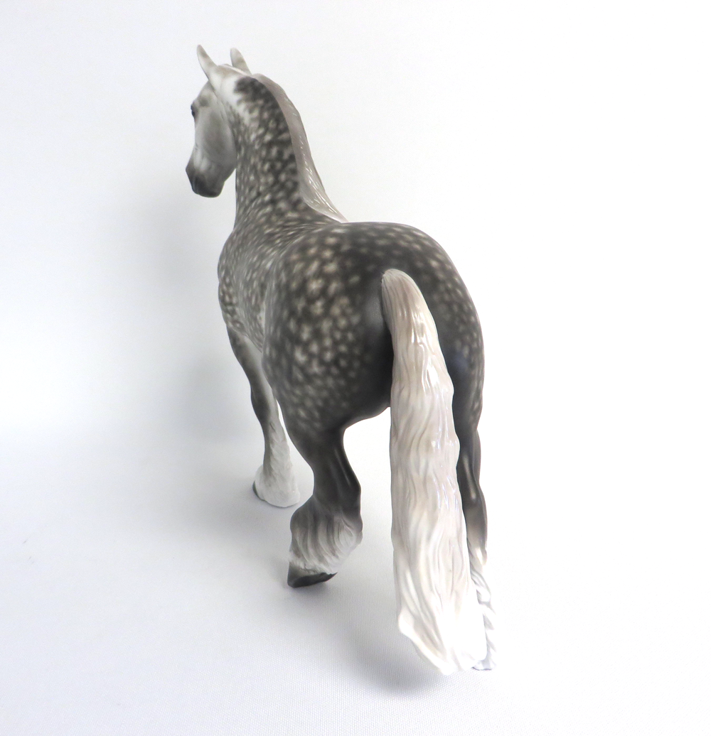 PLAY THE FOOL-OOAK STAR DAPPLE GREY TROTTING DRAFTER BY SHERYL LEISURE EA 19