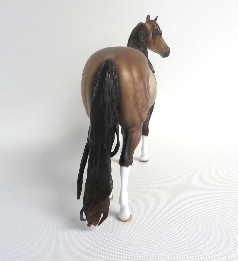 HEART OF GOLD-OOAK DAPPLE BUCKSKIN ISH MODEL HORSE EA 19