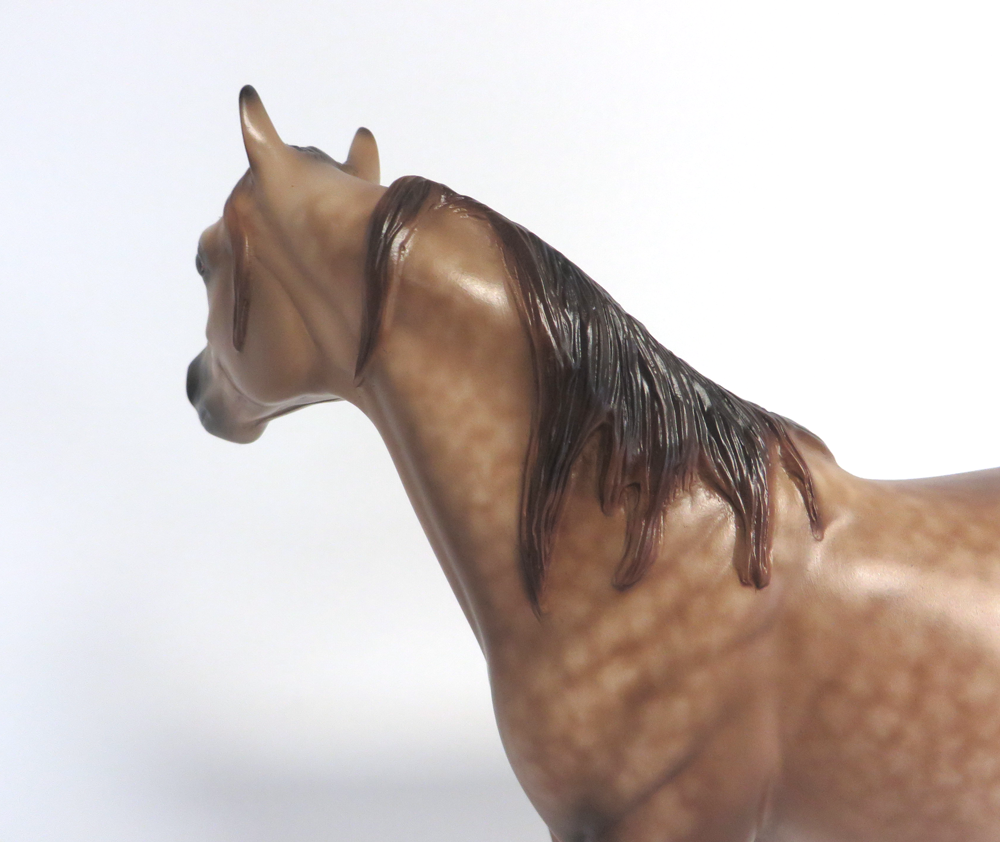 HEART OF GOLD-OOAK DAPPLE BUCKSKIN ISH MODEL HORSE EA 19