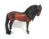 BY GOLLY WOW-OOAK DAPPLE BAY ANDALUSIAN MODEL HORSE EA 19