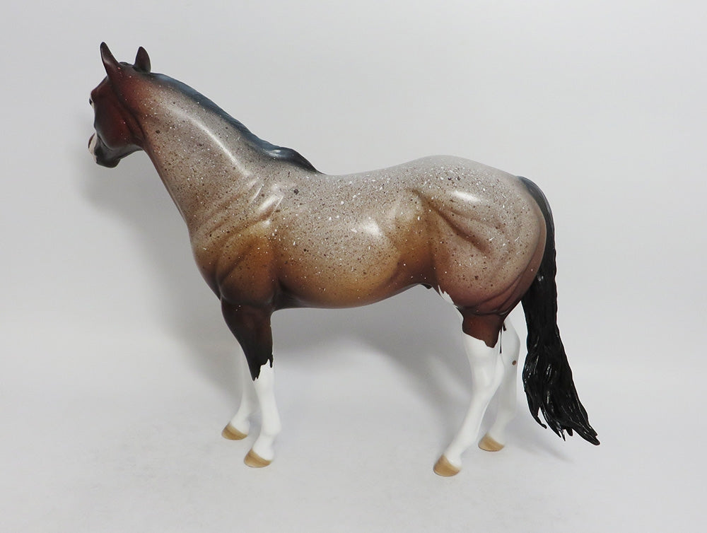 GOOSE-OOAK BAY ROAN ISH MODEL HORSE 8/3/18