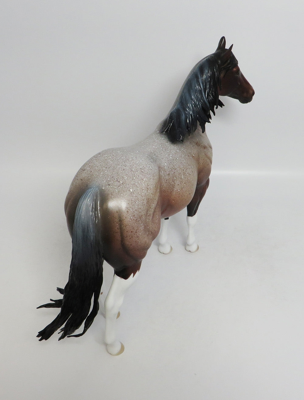 GOOSE-OOAK BAY ROAN ISH MODEL HORSE 8/3/18