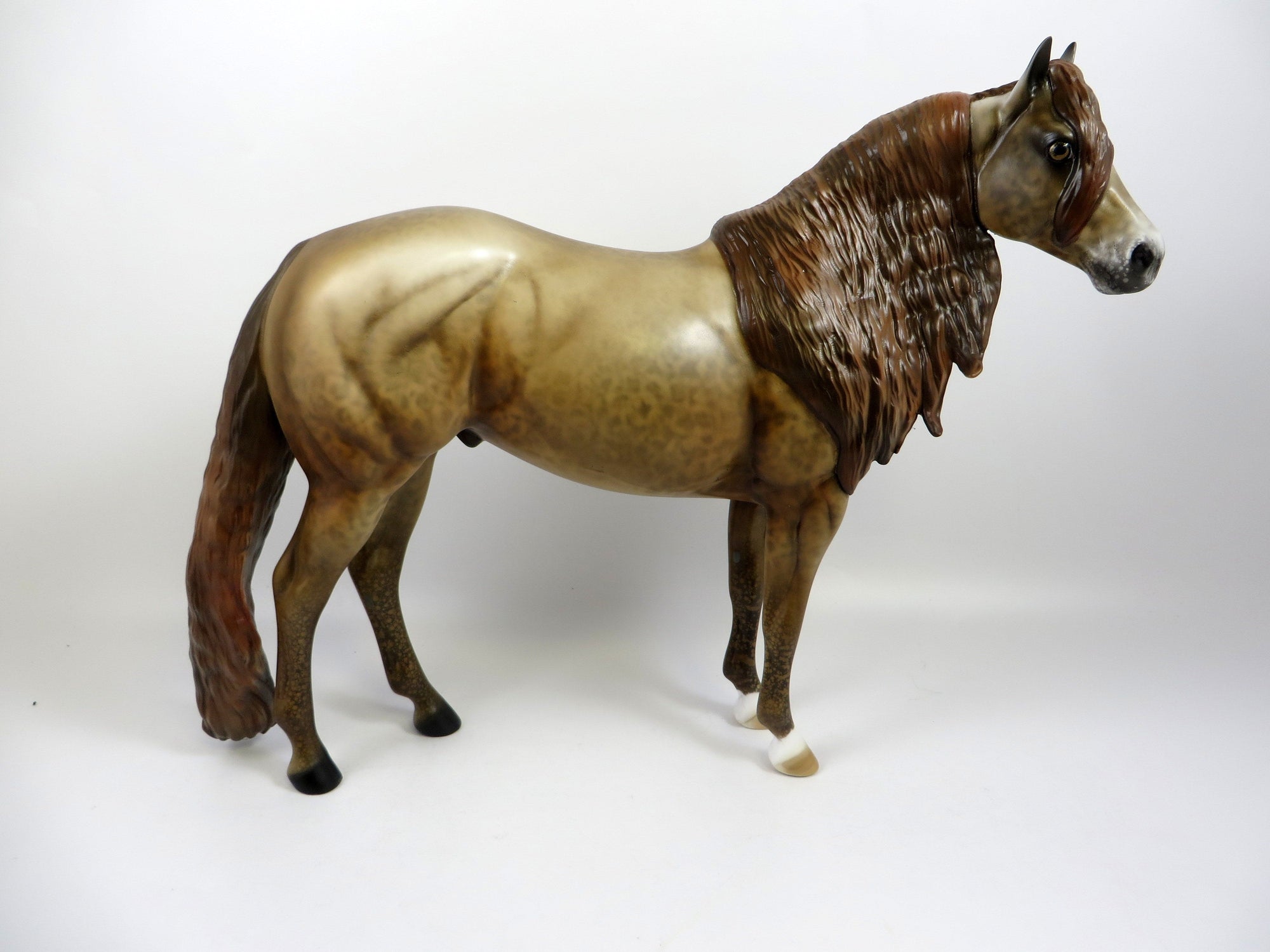 PEEKA POO-OOAK CHESTNUT ISH MODEL HORSE BY AL 8/30/19