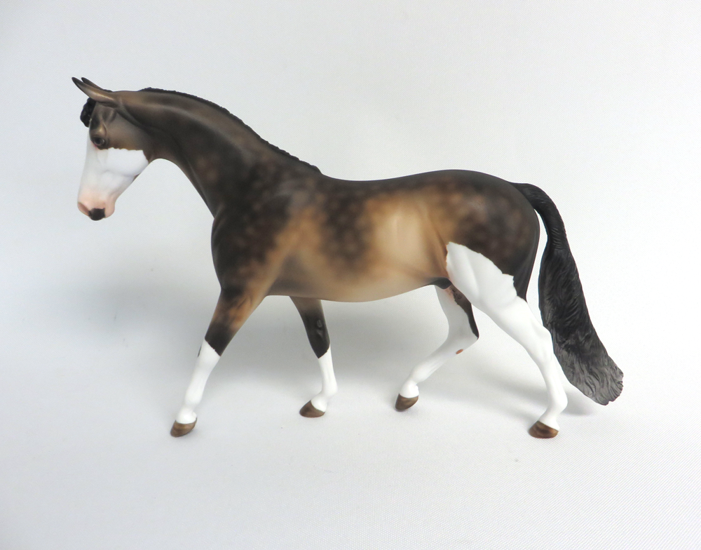 NUGGET -- OOAK DAPPLED SOOTY BUCKSKIN PONY BY MISSY FOX 4-10-19