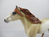 LABSKY-OOAK DAPPLE CHESTNUT MUSTANG MODEL HORSE 9/6/19