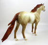 LABSKY-OOAK DAPPLE CHESTNUT MUSTANG MODEL HORSE 9/6/19