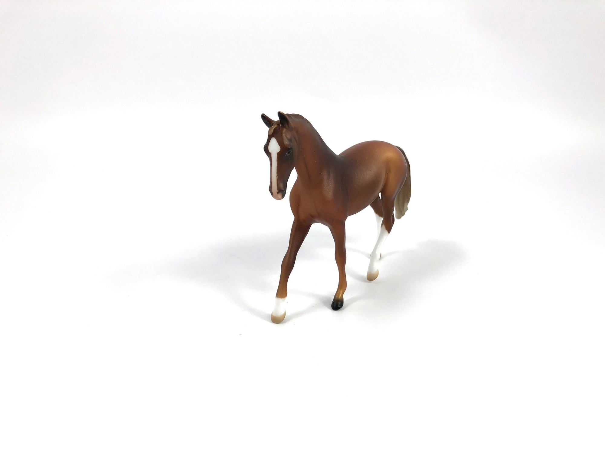 ANTIQUE ROYAL-- OOAK FLAXEN CHESTNUT WARMBLOOD CHIP BY AUDREY DIXON SHCF 19