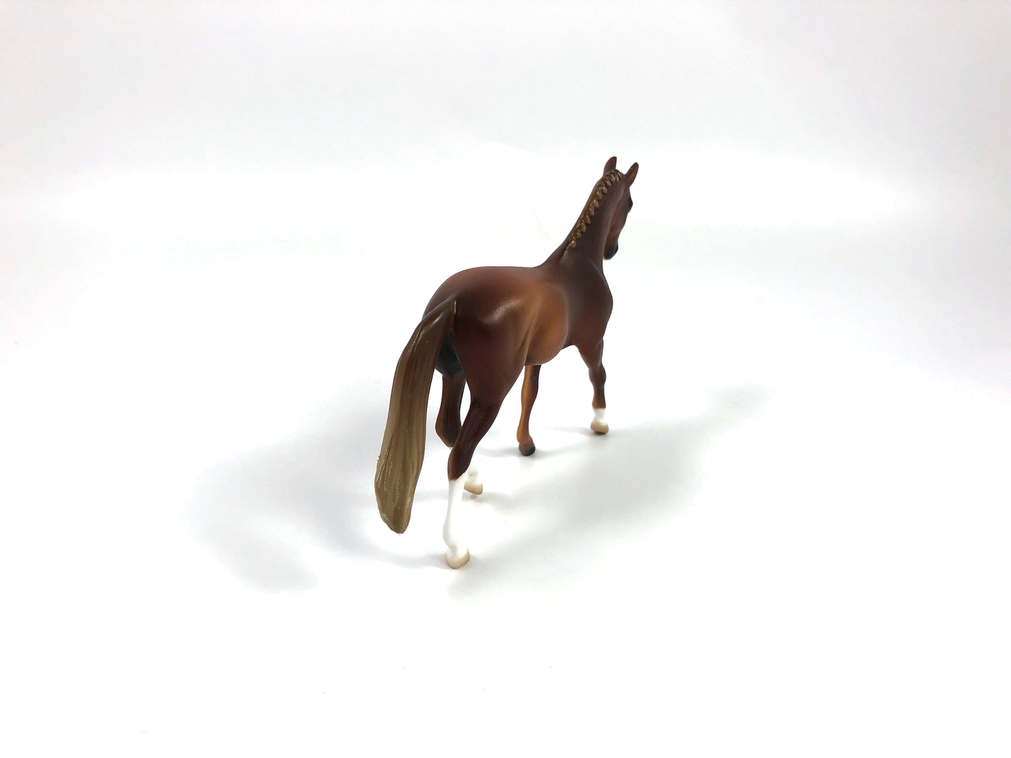 ANTIQUE ROYAL-- OOAK FLAXEN CHESTNUT WARMBLOOD CHIP BY AUDREY DIXON SH -  Stone Horses