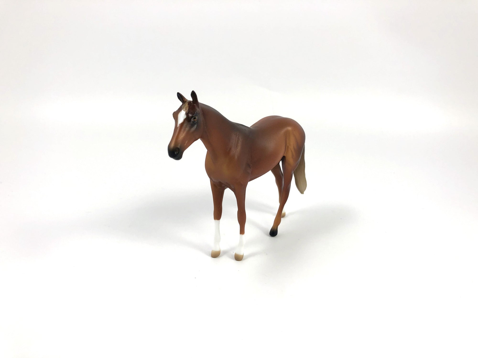 KHANGA-OOAK FLAXEN CHESTNUT THOROUGHBRED CHIP BY AUDREY DIXON SHCF19