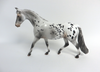 SCOOTALOO   - OOAK BLACK APPALOOSA  PONY BY AUDREY DIXON 4-10-19