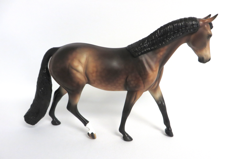 DERPY HOOVES - OOAK DAPPLED BAY  PONY BY AUDREY DIXON 4-10-19