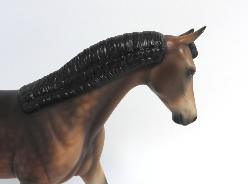 DERPY HOOVES - OOAK DAPPLED BAY  PONY BY AUDREY DIXON 4-10-19