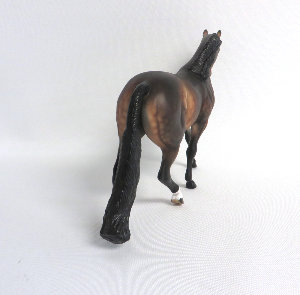 DERPY HOOVES - OOAK DAPPLED BAY  PONY BY AUDREY DIXON 4-10-19