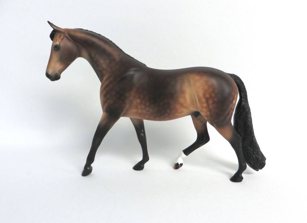 DERPY HOOVES - OOAK DAPPLED BAY  PONY BY AUDREY DIXON 4-10-19