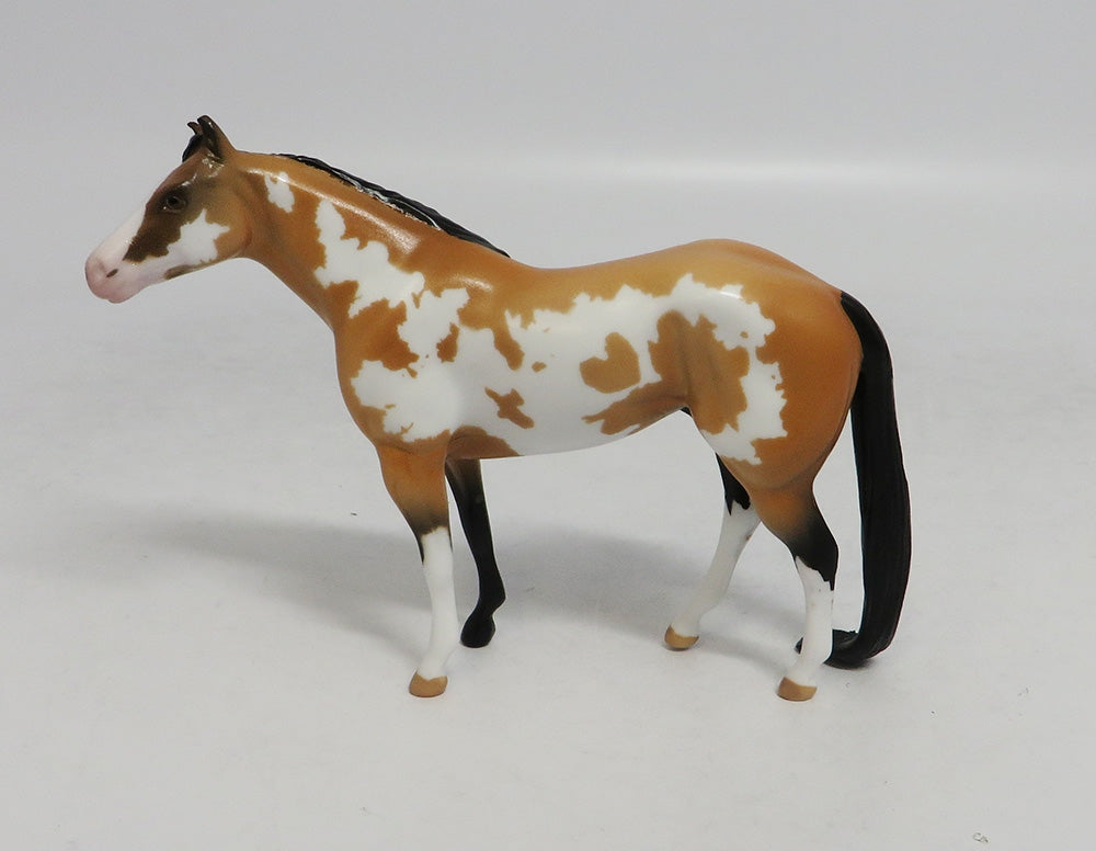 I SPY- OOAK BUCKSKIN PINTO CHIP BY AUDREY DIXON LHS 2018