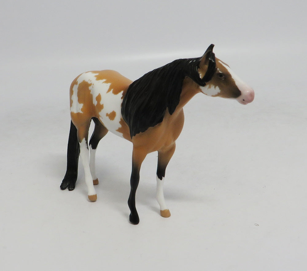 I SPY- OOAK BUCKSKIN PINTO CHIP BY AUDREY DIXON LHS 2018