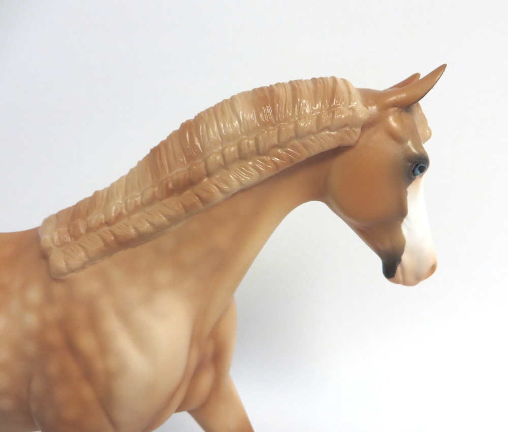 SPIKE --- OOAK DAPPLED PALOMINO  PONY BY AUDREY DIXON 4-10-19