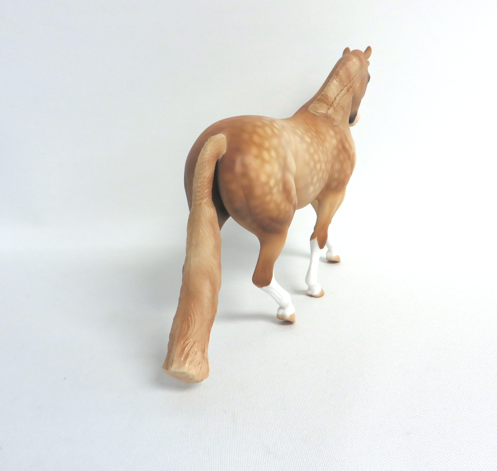 SPIKE --- OOAK DAPPLED PALOMINO  PONY BY AUDREY DIXON 4-10-19