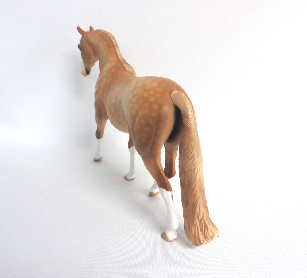 SPIKE --- OOAK DAPPLED PALOMINO  PONY BY AUDREY DIXON 4-10-19