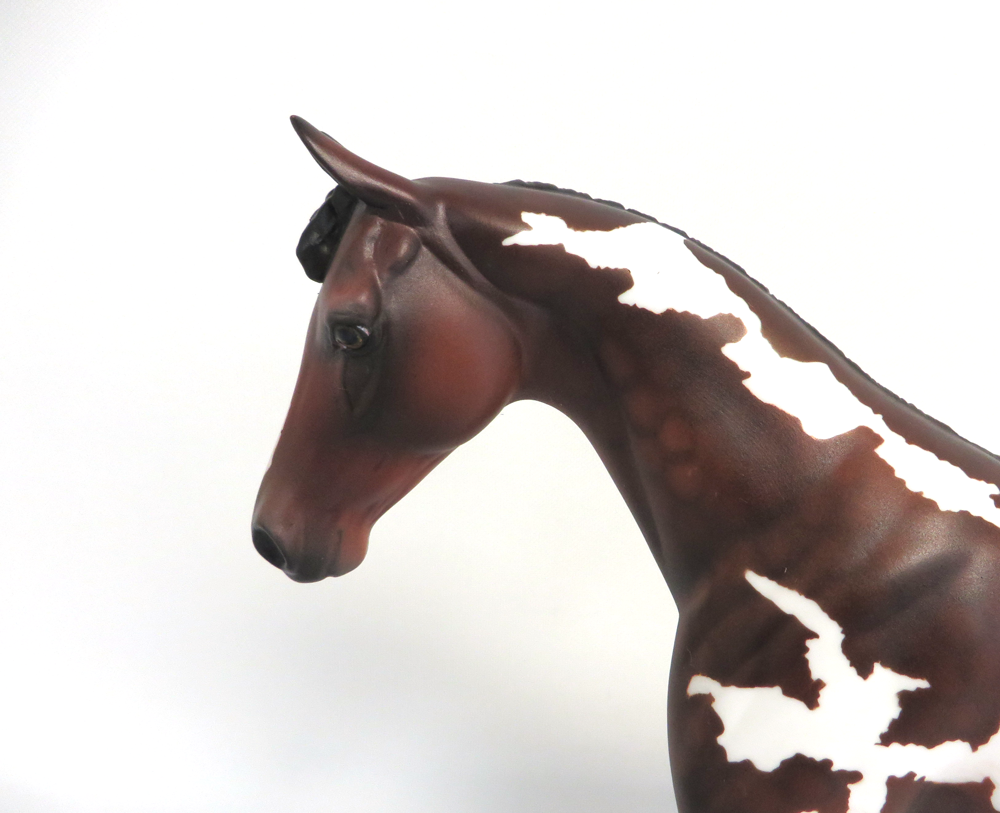 RALPH -- OOAK DAPPLED BAY PONY CUSTOM 4-10-19