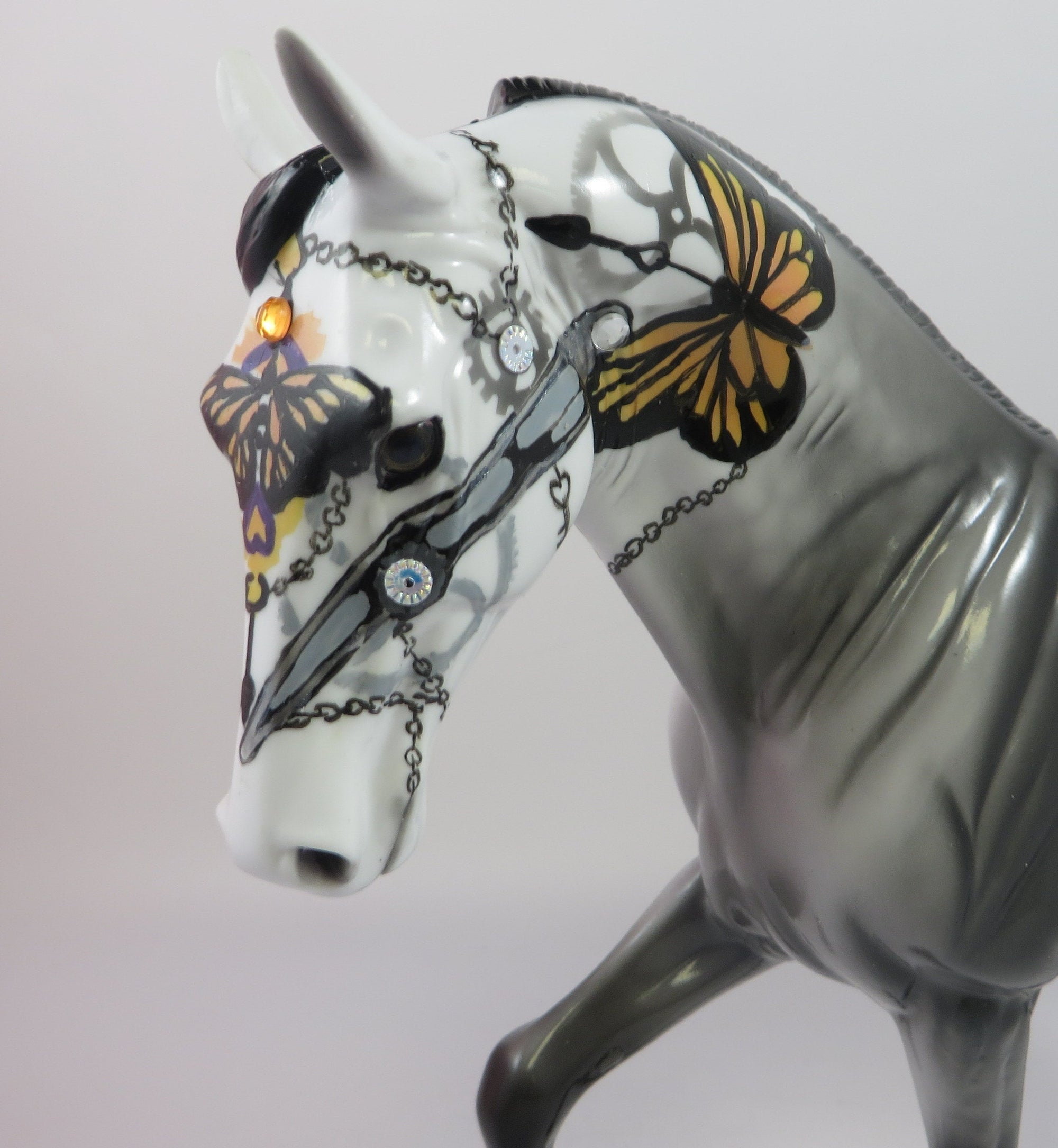 ALCHEMY-OOAK SUGAR SKULL TWH MODEL HORSE BY DAWN QUICK 8/30/19